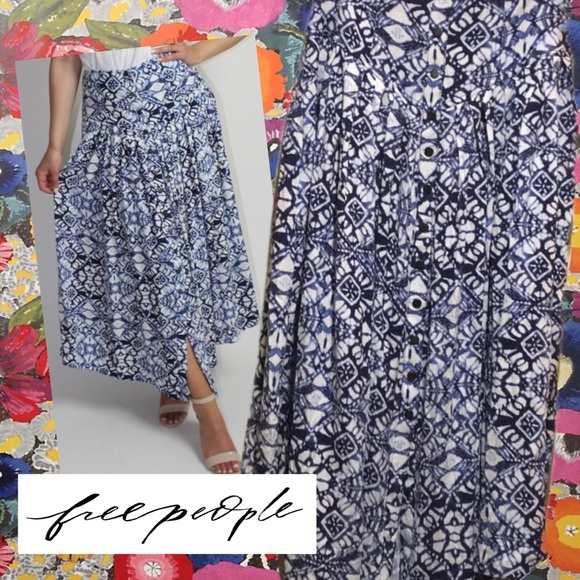 Free People Dresses & Skirts - 🌿Free People | lovers dream printed midi skirt